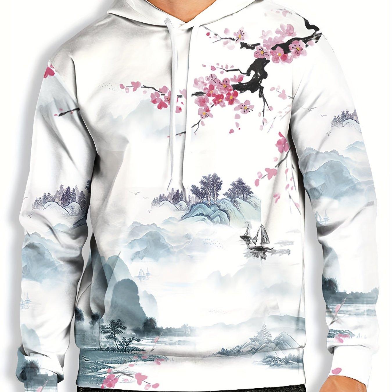 

Осенне-зимние толстовки для мужчин с длинными рукавами и принтом японского аниме, толстовки с узорами японских самураев, свободные уличные толстовки 3XL