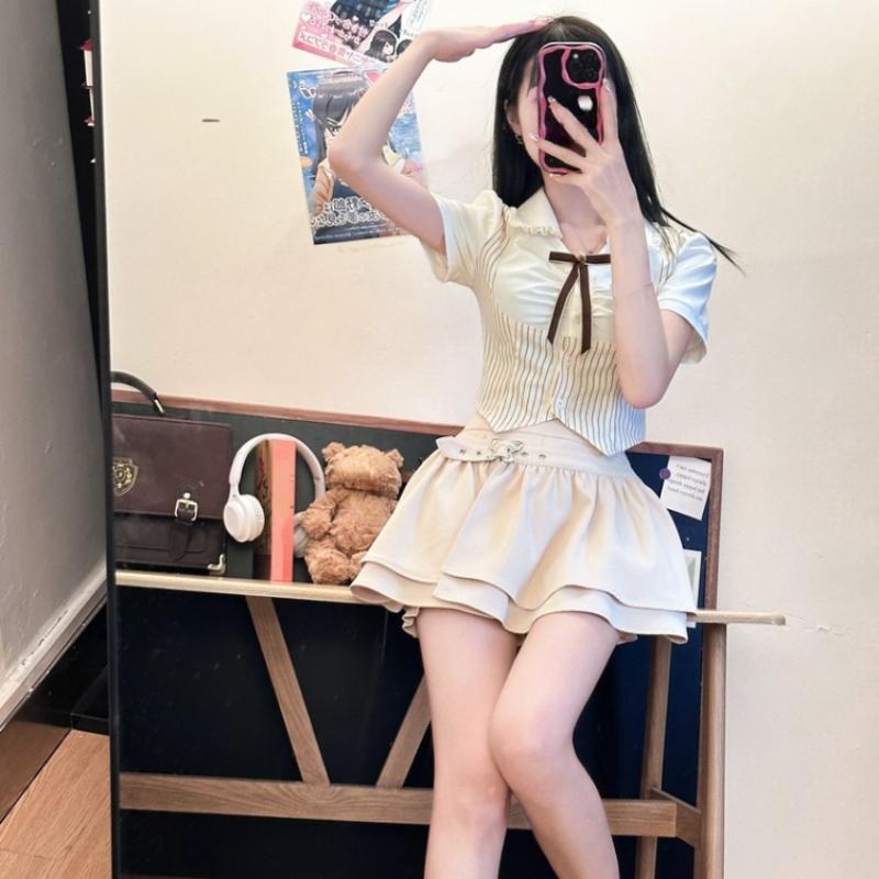 Японский кавайный комплект из 2 предметов с юбкой — фото 3