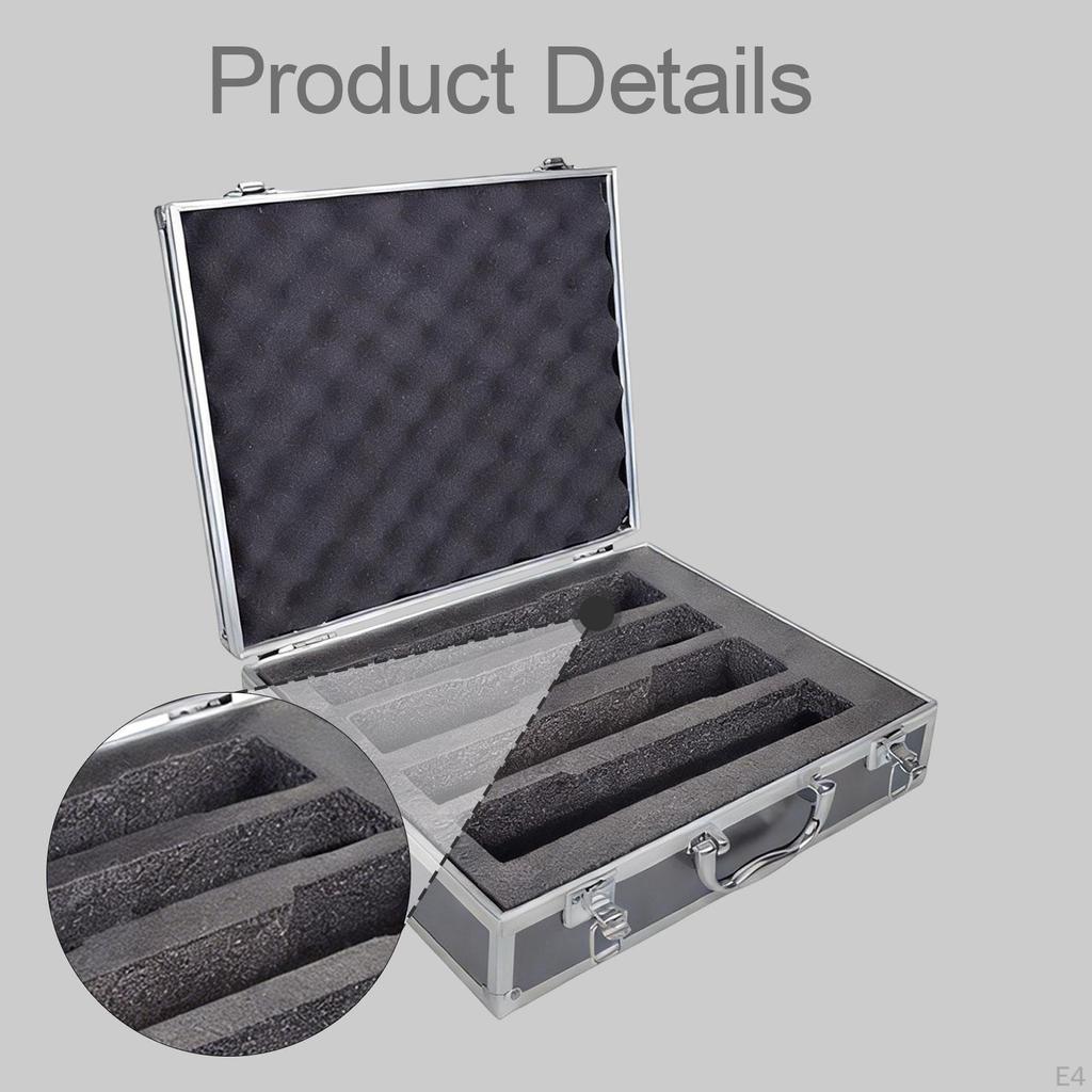 Carry Case Aluminum Alloy Handheld Singing Control Room Broadcasting Party Stage Performance