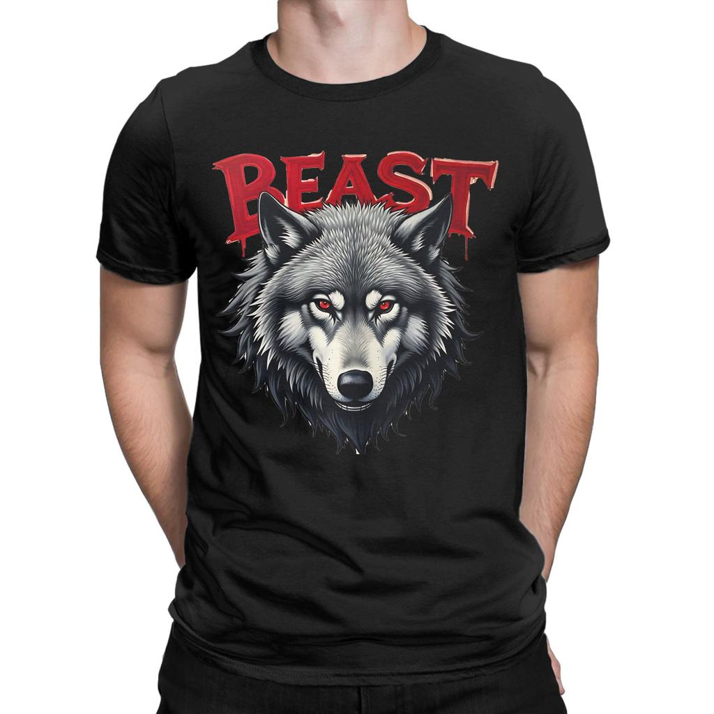 Gym Wolf Graphic 100 Cotton Tshirt Dont Wake The Beast Tees Tops For Unisex