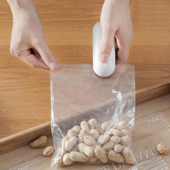 Mini Package Pouch Plastic Sealing Machine Heat Sealer Snack Food Bag Seal Tool