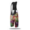 Morethan Cycling Bib Pants Kaleidoscope of Colors Cycling Pants Reflective (2XL / / 5/8 Length) Men's (Padded / Sweat-Wicking / Quick-Drying / /