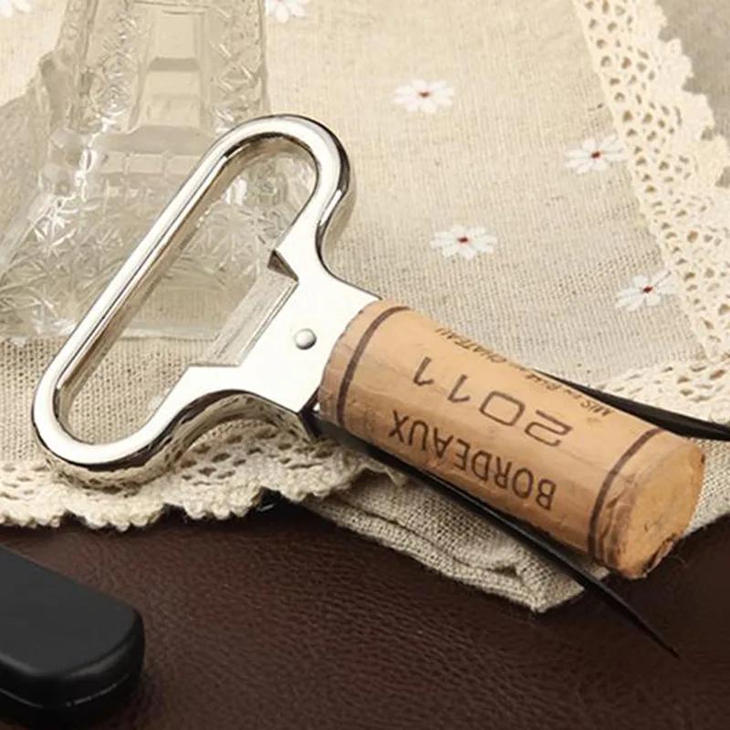 Portable Wine Bottle Opener Pumps Cork Waiters Corkscrew Out Tool Handheld Labor-saving Type Cork Puller Foil Cutter Accessories
