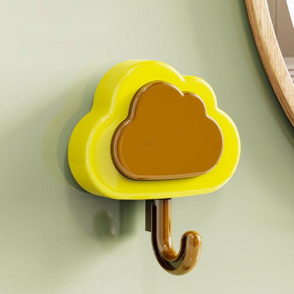 3 Pcs Home Decoration Cute Wall Hook Self Adhesive Key Holder Clothes Towel Hanger  Bathroom