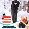 USB Electric Heating Gloves for Men Motorcycle Gloves for Outdoor Work Sports Fingerless Cycling Gloves for Driving Cycling