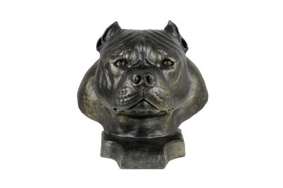 American Bully II - Dog Bust, Large Dog Head for the Garden, Unique Living Room Decoration by Brand