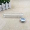 Plastic Test Tubes Clear and Transparent Candy Storage Containers with Screw Caps 40ml 10PCS