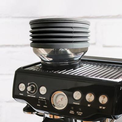 Silicone Bellow Barista Express Single Dose Funnel for Breville Espresso Machine Cleaning Powder Residue Accessories Compatible with BEA01 BEA02S