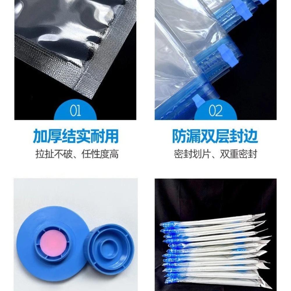 1 Piece Vacuum Storage Bags with Valve Folding Compressed Space Saving Clothes Storage Big Size for Towel Cloth Blanket