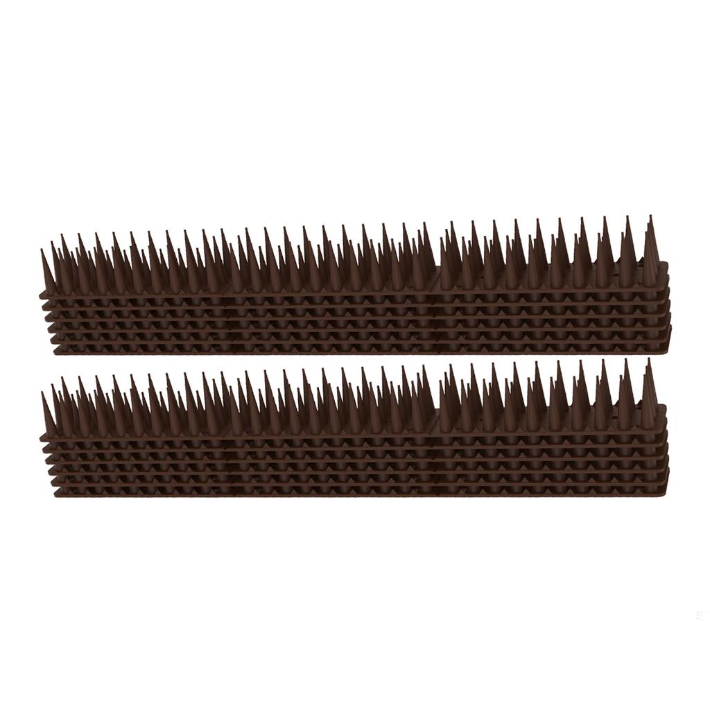 6/12/24Pcs Bird Repeller Spikes Anti Pigeon Anti-bird Squirrel Climb Cat Deterrent Wall Garden Fence Spikes Outdoor