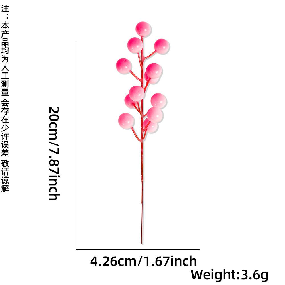 

Пенопластовые элегантные рождественские ягодные украшения в розовом и золотом цветах для праздников