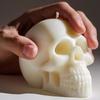 3D Skull Candle Silicone Mold DIY Halloween Decorative Candle Handmade Soap Plaster Epoxy Craft Casting Tools for Home Gifts