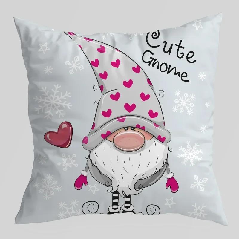 Christmas Cartoon Cute Pillow Case Cute Cushion Cover Car Office Sofa Home Decoration