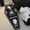 120cm Halloween Gothic Demon Carpets Skulls Cross Floor Non-Slip Punk Area Rugs
