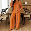 Best-selling Women's Spring and Autumn Casual Sports Long-sleeve and Long Pants Set, One-piece Set