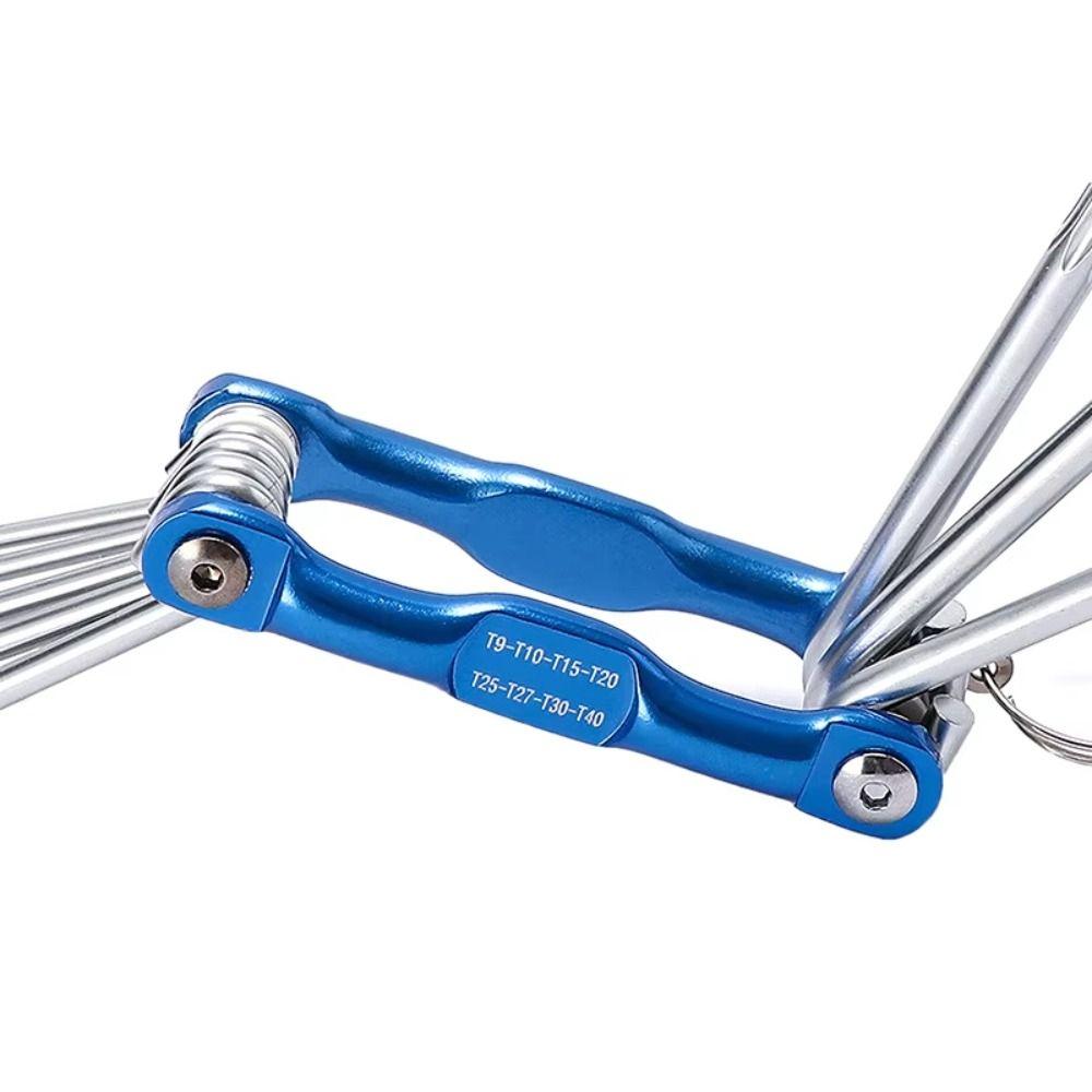 8 in 1 Portable Folding Hex Wrench Screwdriver Hex Key Torx Hexagonal Spanner  Universal Use