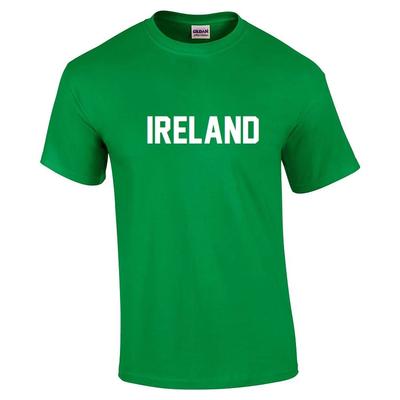 IRELAND T-Shirt Weiß Grün St. Patrick's Day Baumwolle Trinkshirt S-5XL