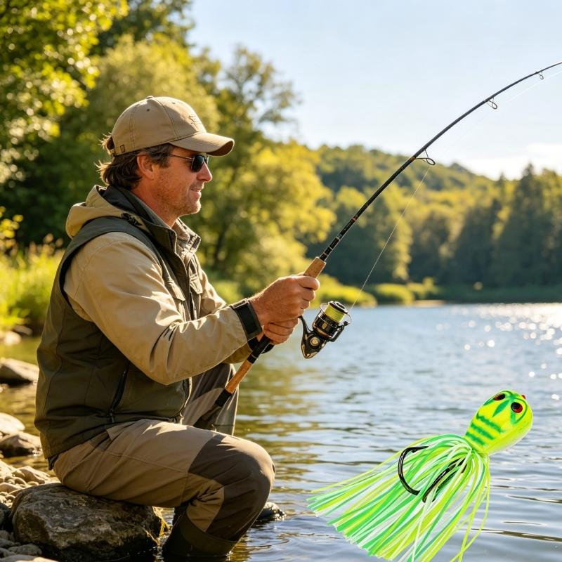 Realistic Floating Frogs Lures With Swimming Action Simulated Thunder Frogs Road Runners Baits For Freshwaters Fishing