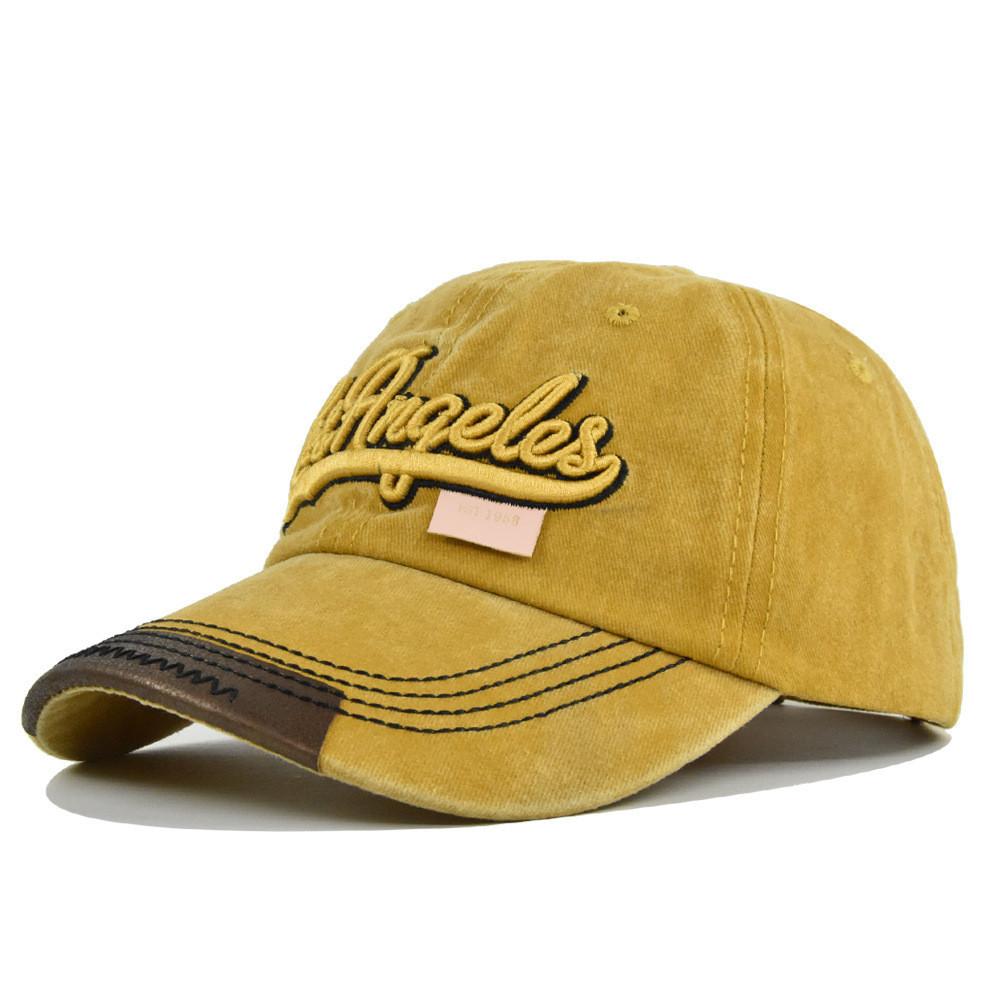 

Duck Hat Tongue Washed Old Vintage Three Dimensional Embroidered Hat Baseball жёлтый
