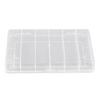 Plastic Organizer Container Storage Box Fiexd Divider with Lid for Jewelry Beads