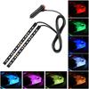 24LED Car Interior Ambient Foot Strip Light Kit Backlight 5V USB Auto Decorative Atmosphere Neon Lamp Vehicle Accessories