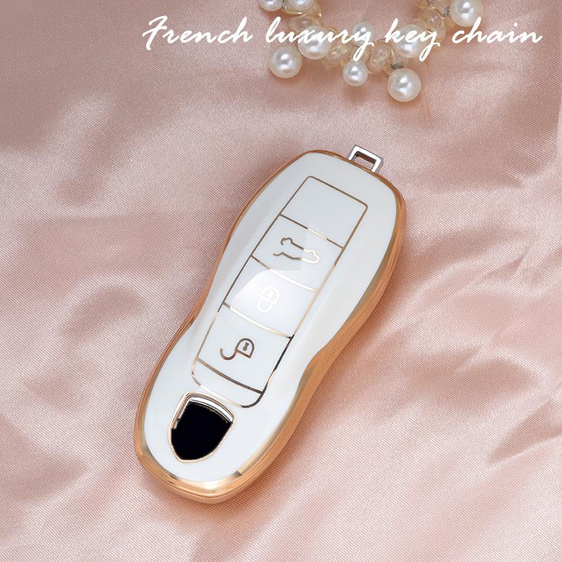 

Tpu Car Smart Key Cover Case Bag Hodler For Porsche Cayenne Macan 911 Carrera Boxster Cayman Panamera Old Key Protection