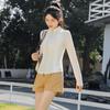Women's Nylon Color Block Slim Fit UV Protection Cooling Summer Jacket