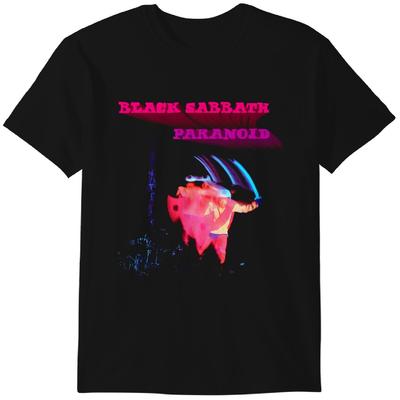 Black-Sabbath Paranoid Pohybové stopy Tričko Klasické tričko