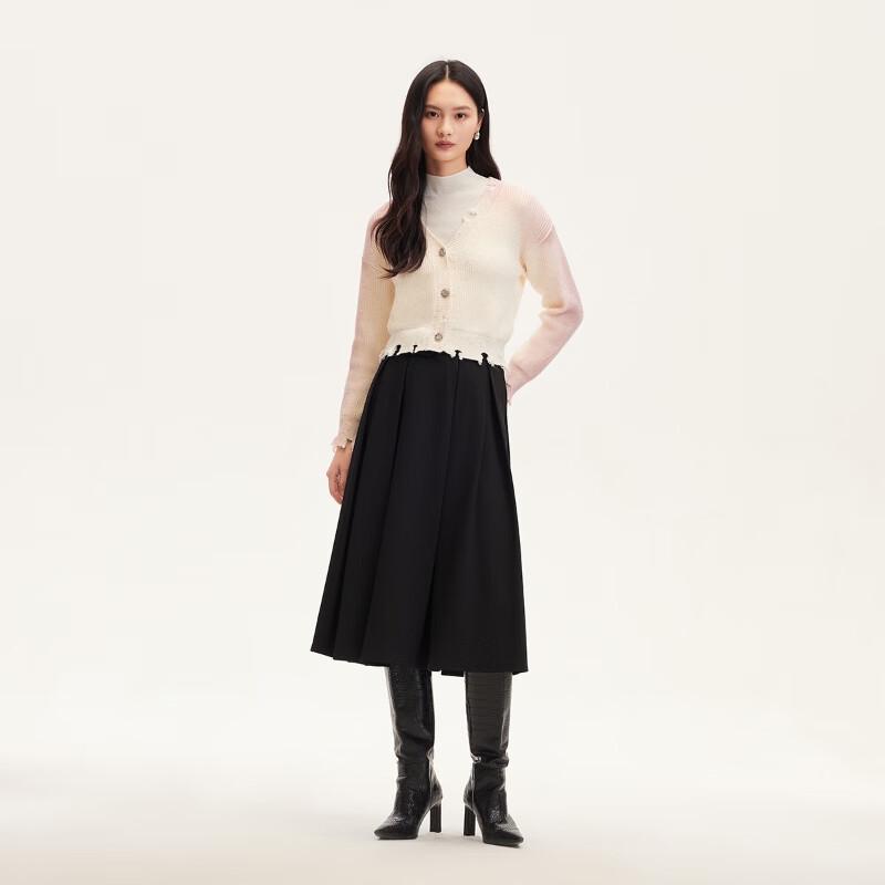 

VEROMODA V-Neck Gradient Sequin Knit Sweater L