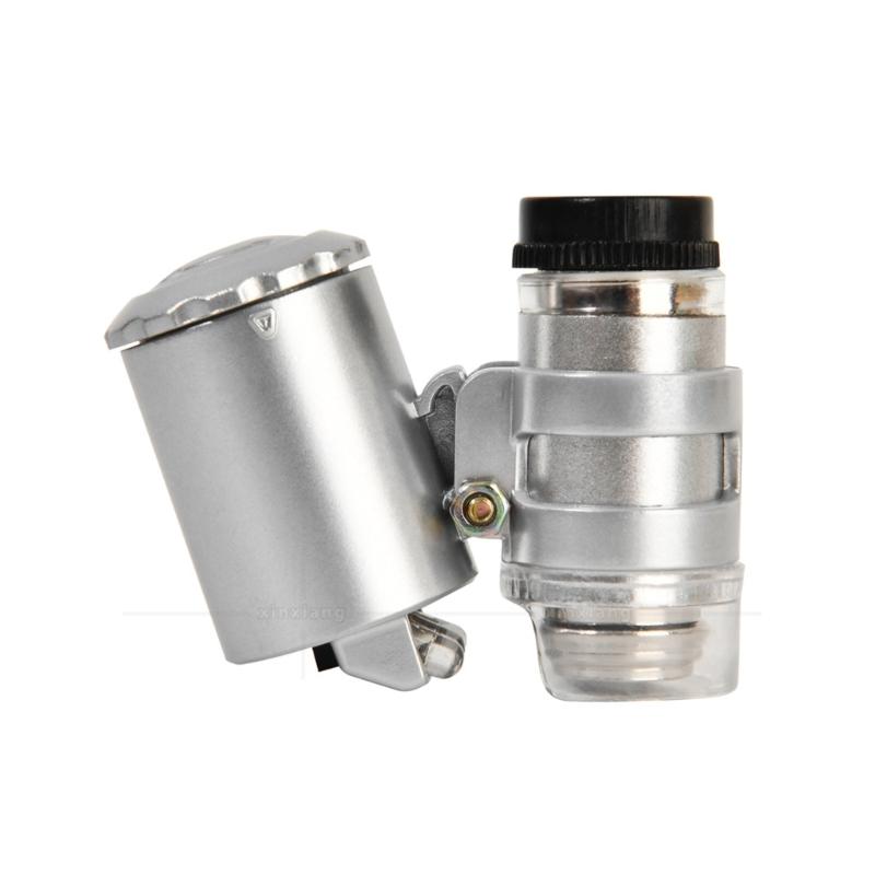 Portable Magnifying Glass With Light And Double LED Light For Detailed Inspection Solid ABS Construction