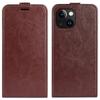 R64 Vertical Flip Leather Case For iPhone 15