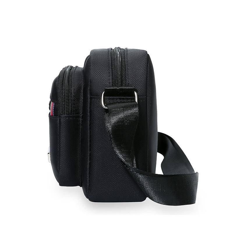 Men's Casual Canvas Crossbody Backpack - Small Oxford Fabric Shoulder Bag