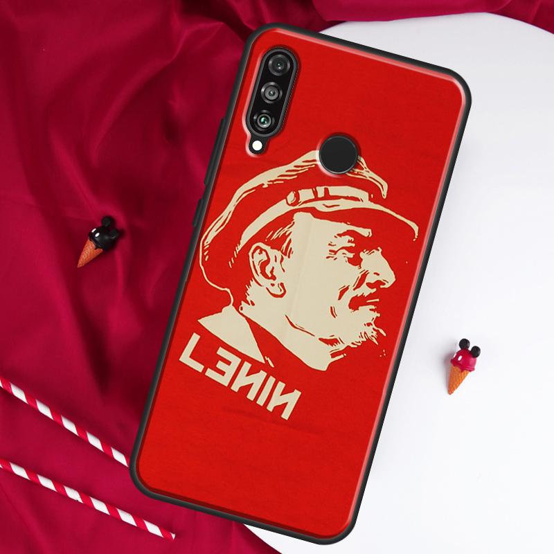 Lenin Soviet Union Flag For Huawei Nova 8i 7i 11i 12i 12s 9 10 SE Y90 Y60 Y70 Y72 Y61 Y91 P30 P40 Lite P60 Pro Case