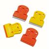 Mini Plastic Scraper for Removing Stickers, Paint, and Old Glue, As Well As Glass and Car Window Film Adhesive Remover