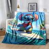 1pc Stitch Printing Blanket - Soft, All-Season Throw for Living Room, Bedroom,Personalized Gift with Adorable Cartoon Design