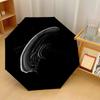 Ombrello Pieghevole Antivento Automatico 8 Stecche Alien Xenomorph Parasole Portatile da Esterno