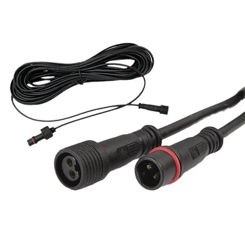 5M Waterproof Solar Panel Extension Cable Heavy Duty Durable for Portable Solar Panels & Camping Tent Lighting 1pc