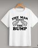 The Man Behind The Bump Adult Unisex T Shirt Fathers Day Dad To Be Gift