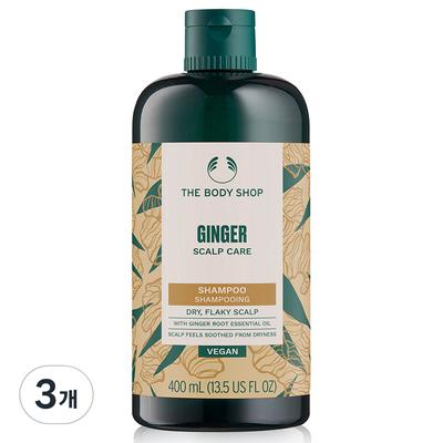 Shampoing soin du cuir chevelu au gingembre, 400 ml, 3 unités