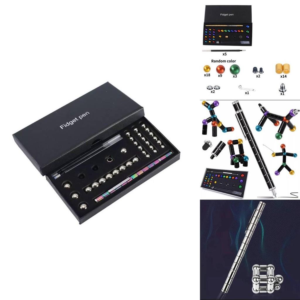 Bolígrafo Magnético Premium Para Alivio del Estrés Cuerpo Metálico Único Ideal Para el Uso Diario