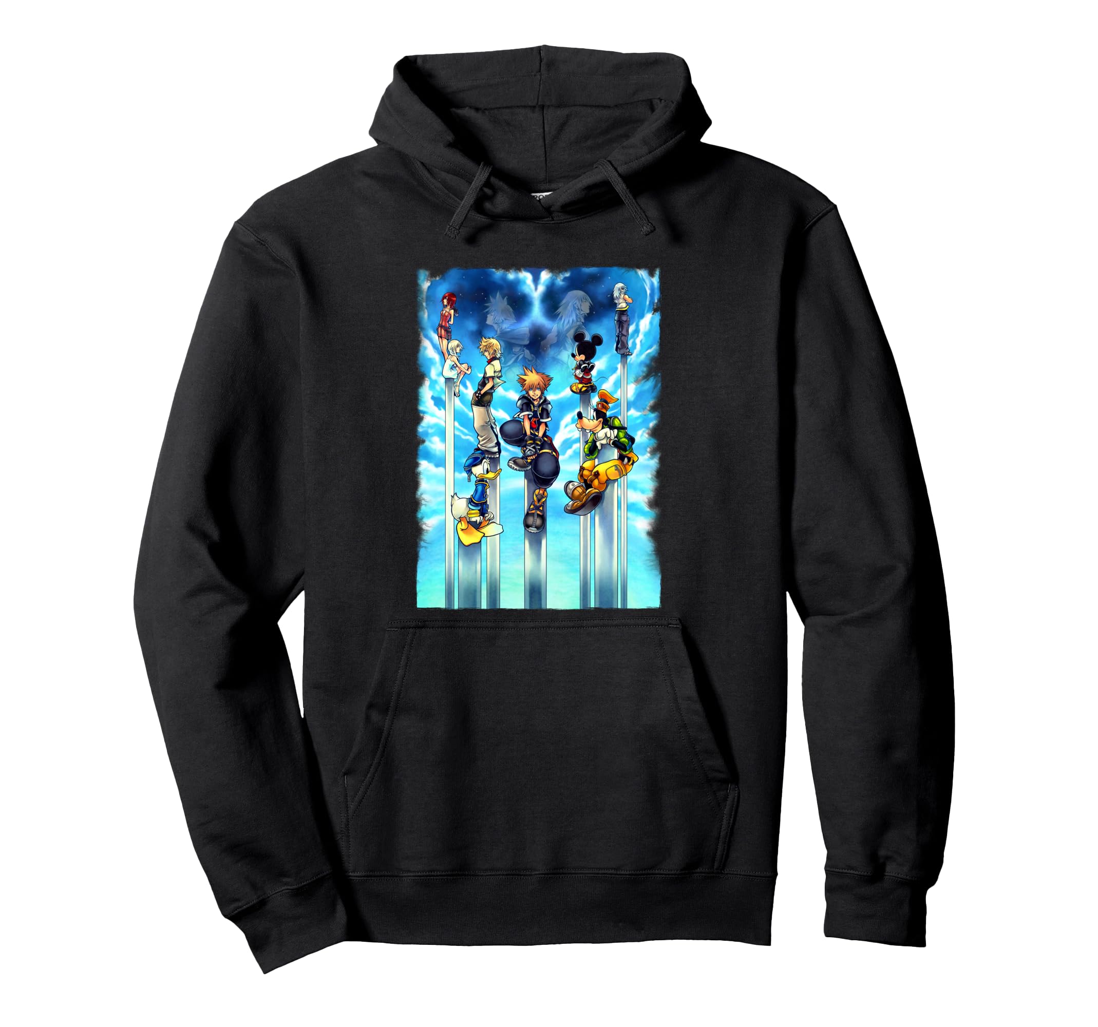 

Disney Kingdom Hearts Sky Kingdom Group Shot Vignette Hoodie