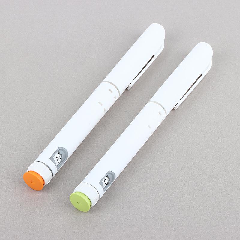 1Pcs Plastic 5Mg 10Mg Injection Disposable Injection Pen 60U Dose-Adjustable For Safe Body Care