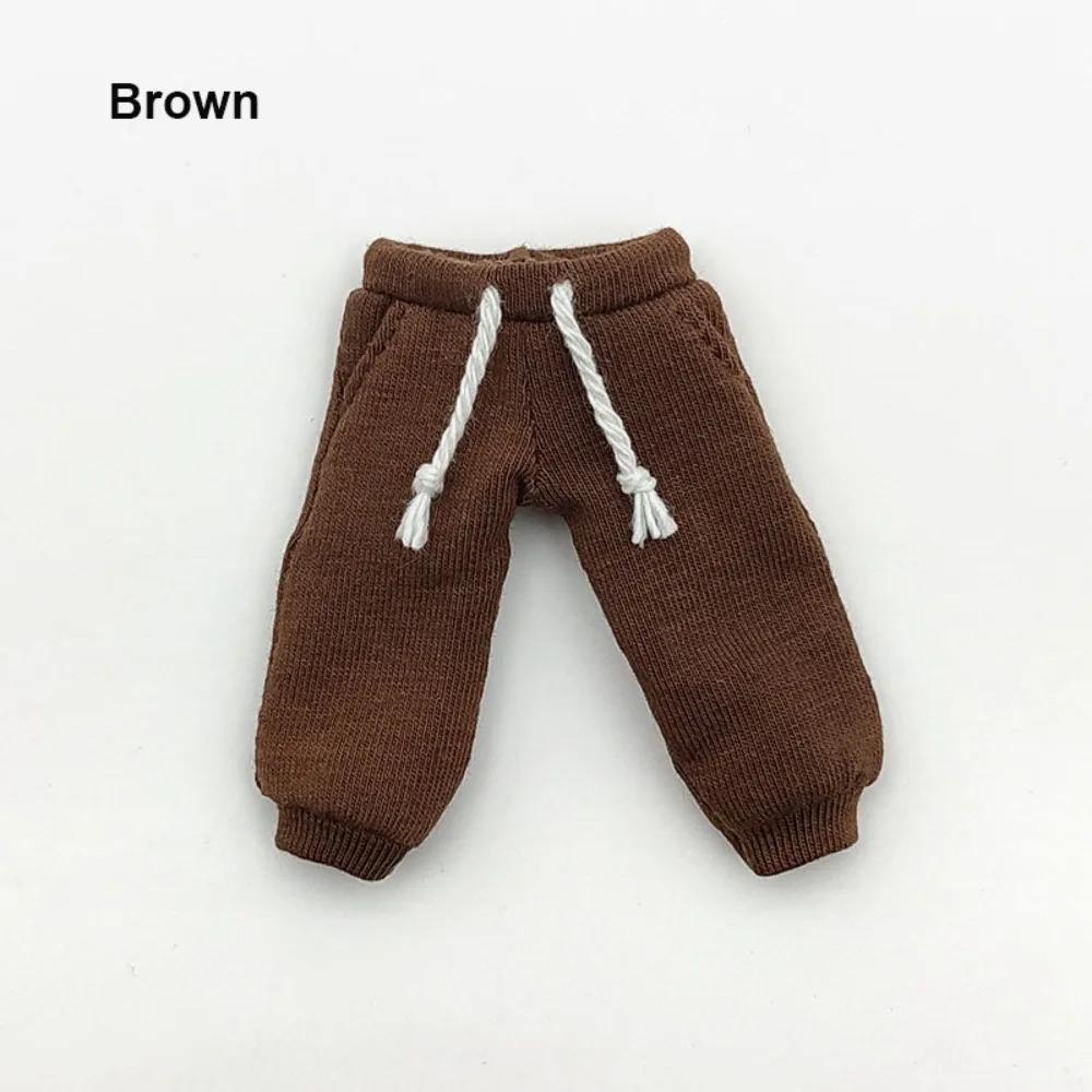 Doll Fashion Long Pocket Sport Trousers Pants Clothes For Ob11 Obitsu11 1/12 Bjd Dolls Accessories Doll Leisure Rope Clothes