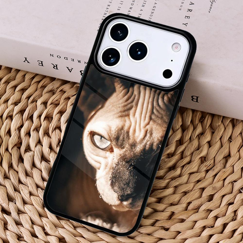 Sphynx Sphinx Cat soft Phone Case Cover For Magsafe Wireless Charger For iPhone 17 Pro Max 16 14 13 12 11 15 Air iPhone 16 Plus