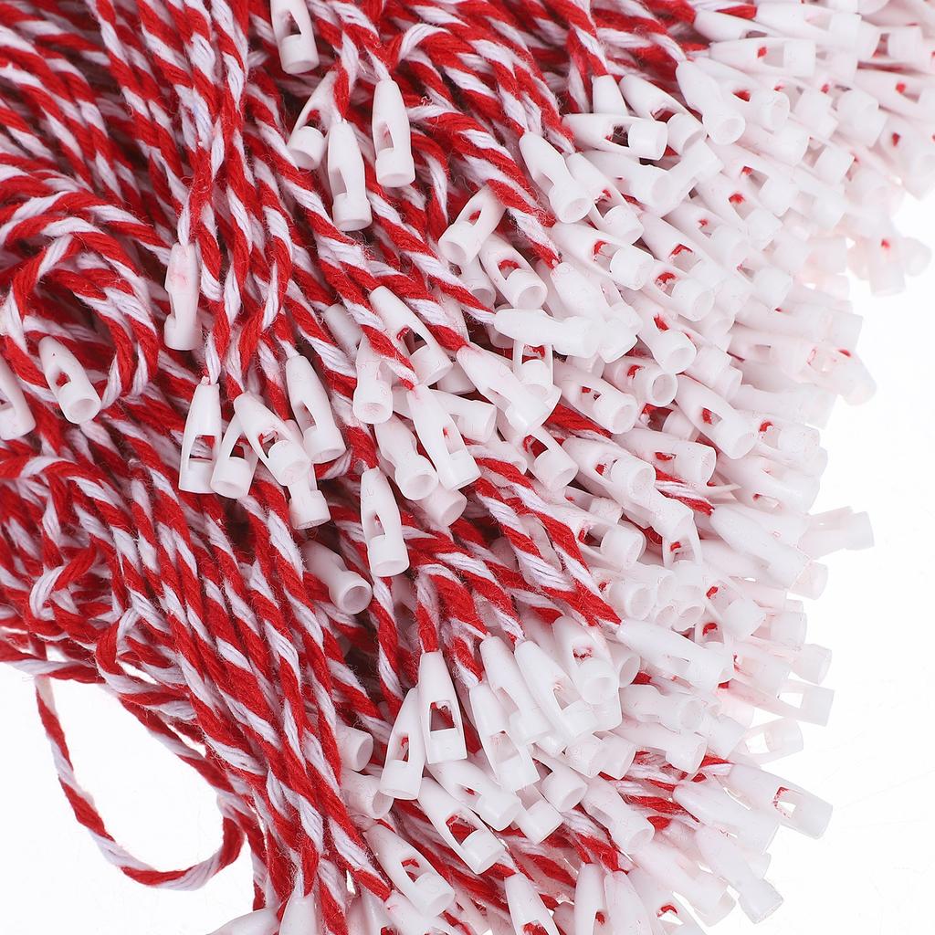 500Pcs Christmas Decoration Hooks Snap Locking Ropes Versatile Indoor Outdoor Use Elegant Appearance Festive Occasions