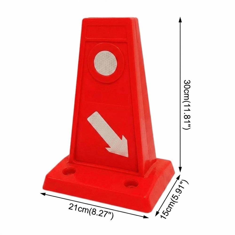 TPU Material Traffic Lane Separator Good Flexibility Impact Resistance Parking Garage Directional Sign EVA Material
