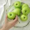 Green Apple Fruit Plate Décor for Dining, Showrooms, and Outdoor Picnic Photography