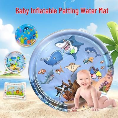 Inflatable Summer Crawling Mat for Kids & Pets - Ocean Water Play Guide