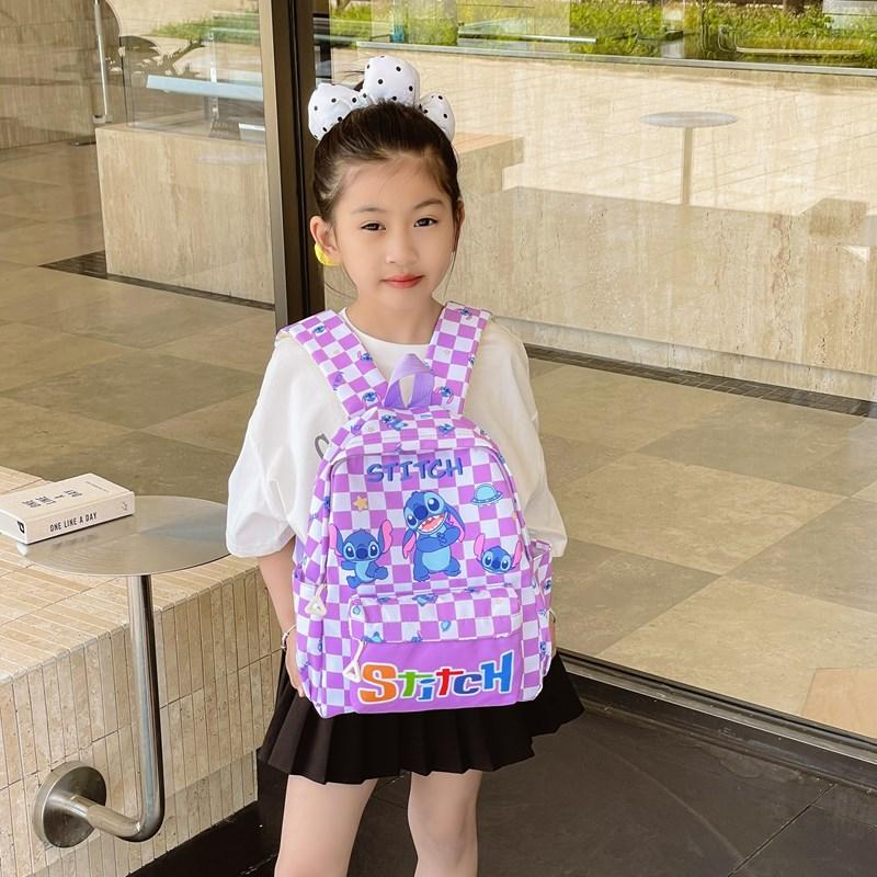 Kindergarten Primary School Students Schoolbag Cartoon Animation Foreign Style Printing Boys And Girls Backpack Large Capacity Children'S Backpack