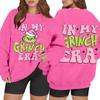 Women's Casual Fashion Long Sleeve Christmas Printed Round Neck Sweatshirt Top
